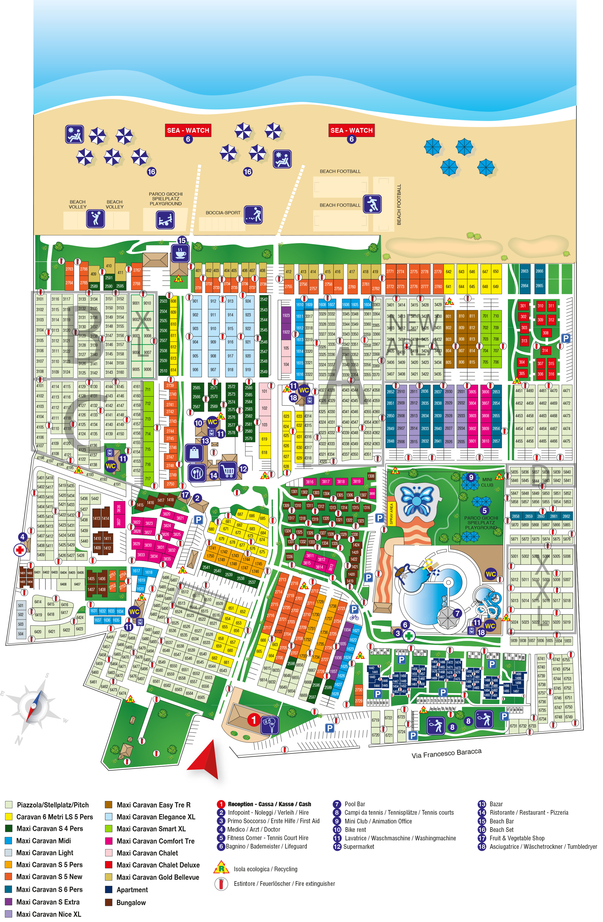 Plattegrond Sant'Angelo Village