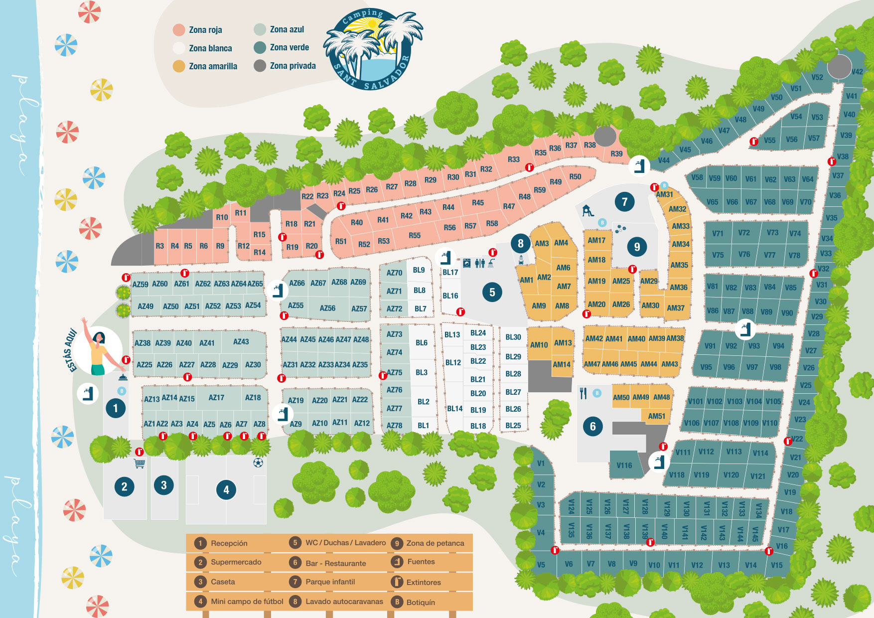 Plattegrond Sant Salvador