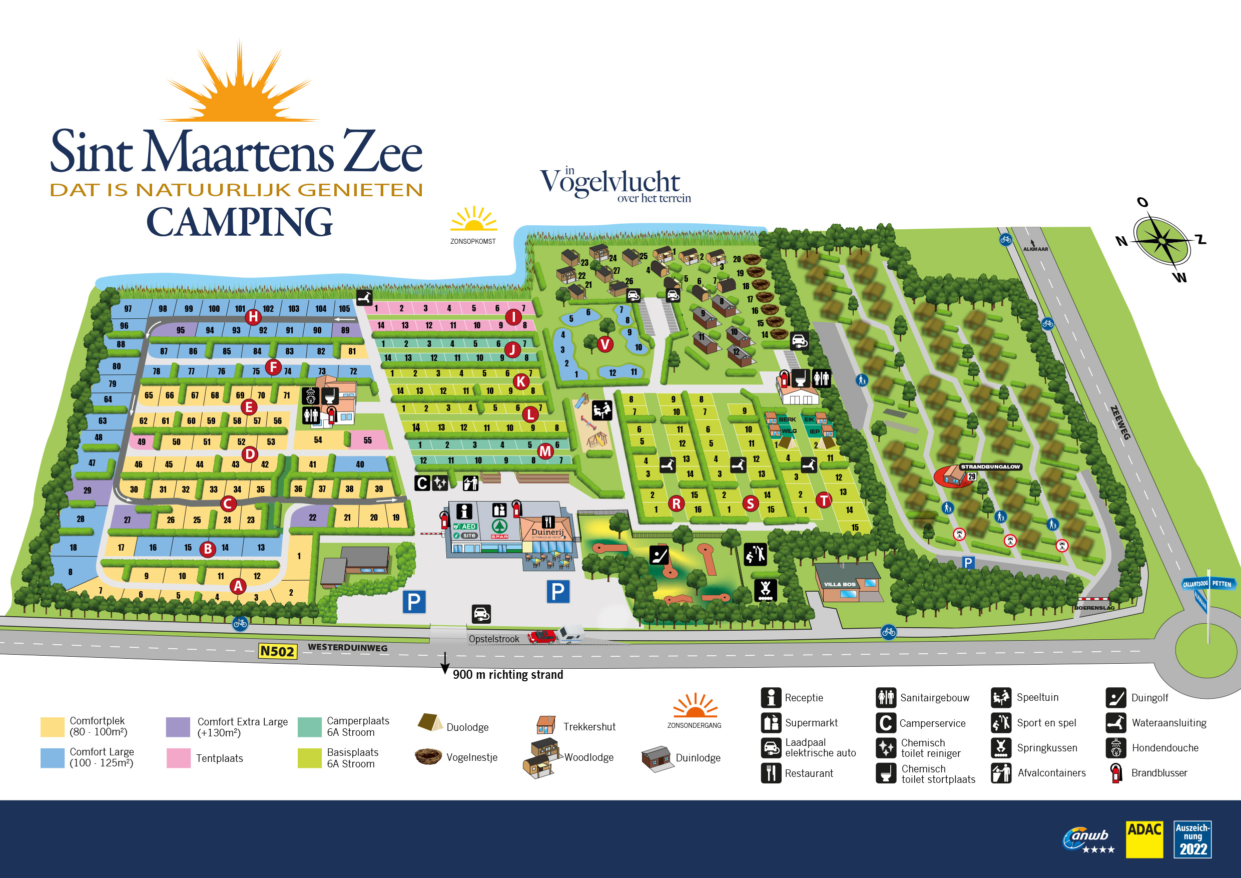 Plattegrond Sint Maartens Zee