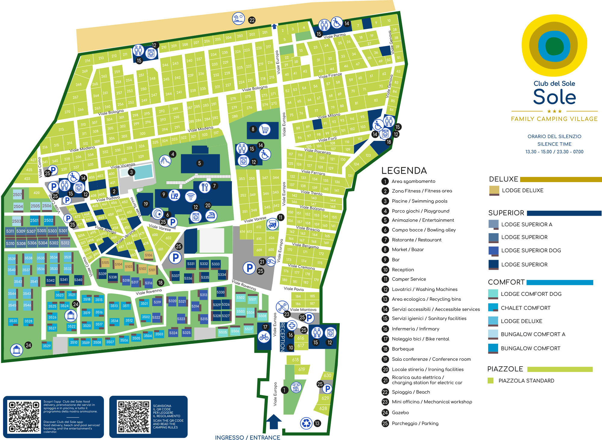 Plattegrond Sole Family Village