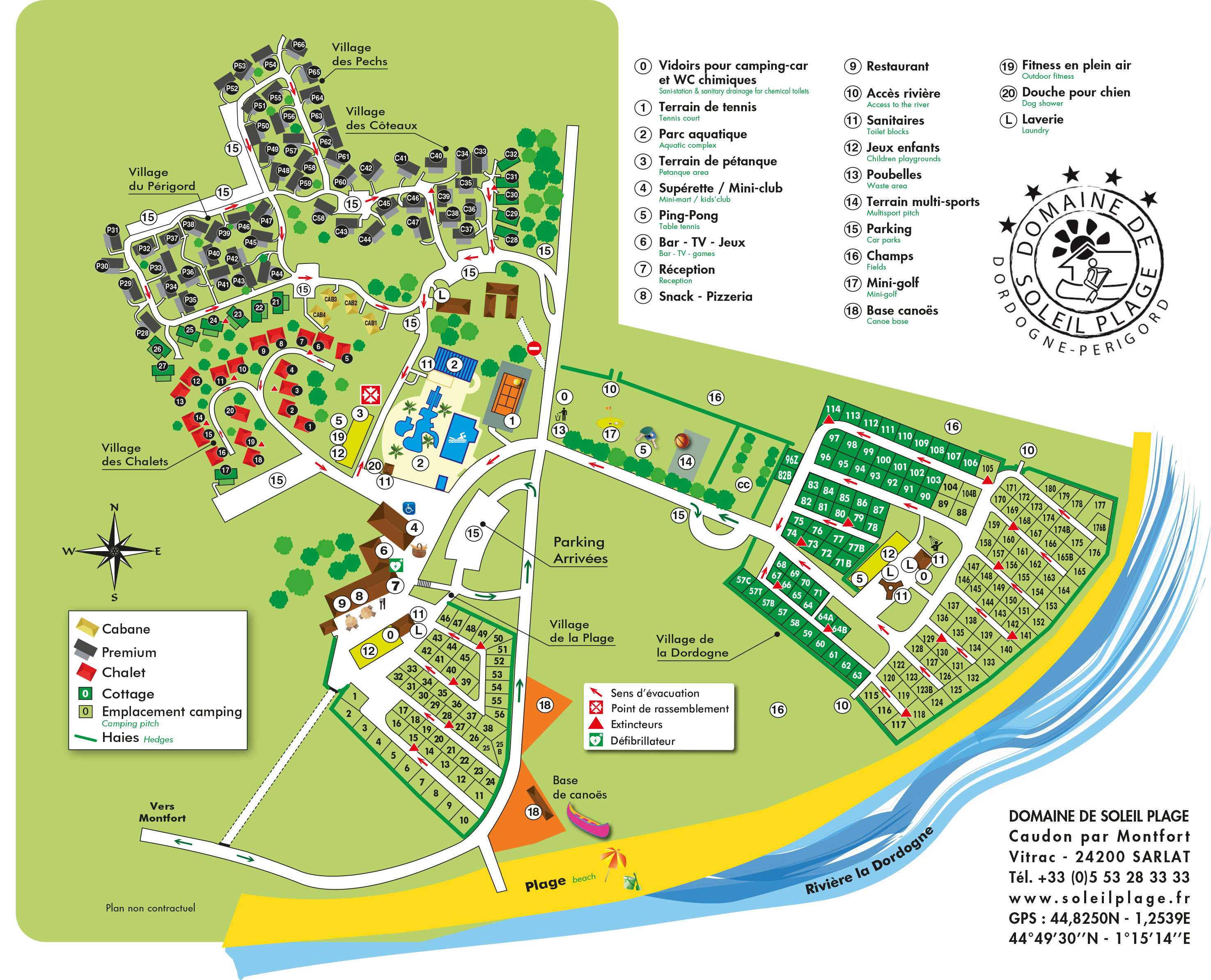 Plattegrond Soleil Plage