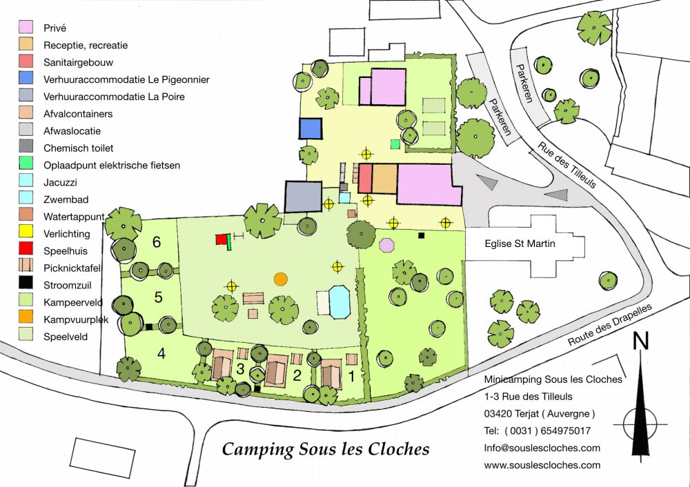 Plattegrond Sous les Cloches