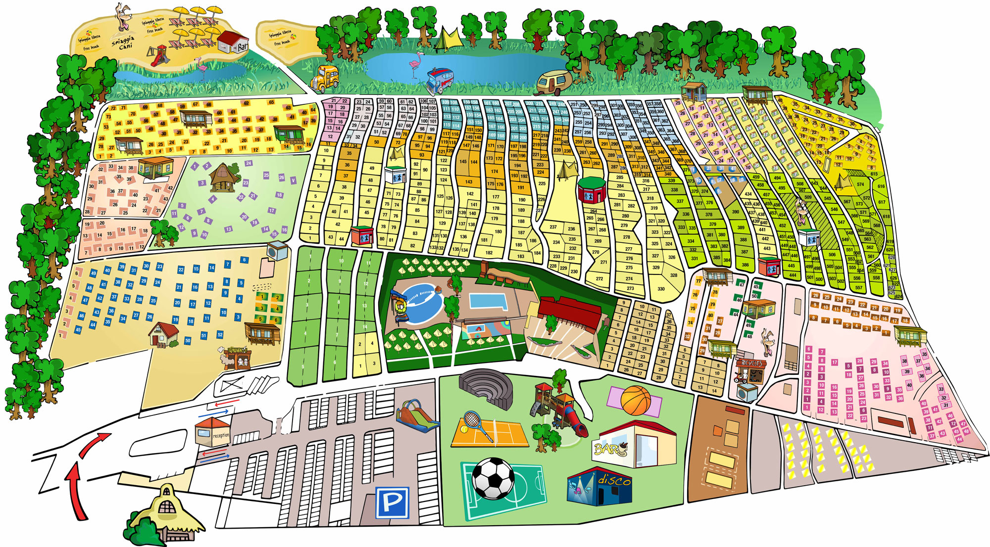 Plattegrond Spina Family Village