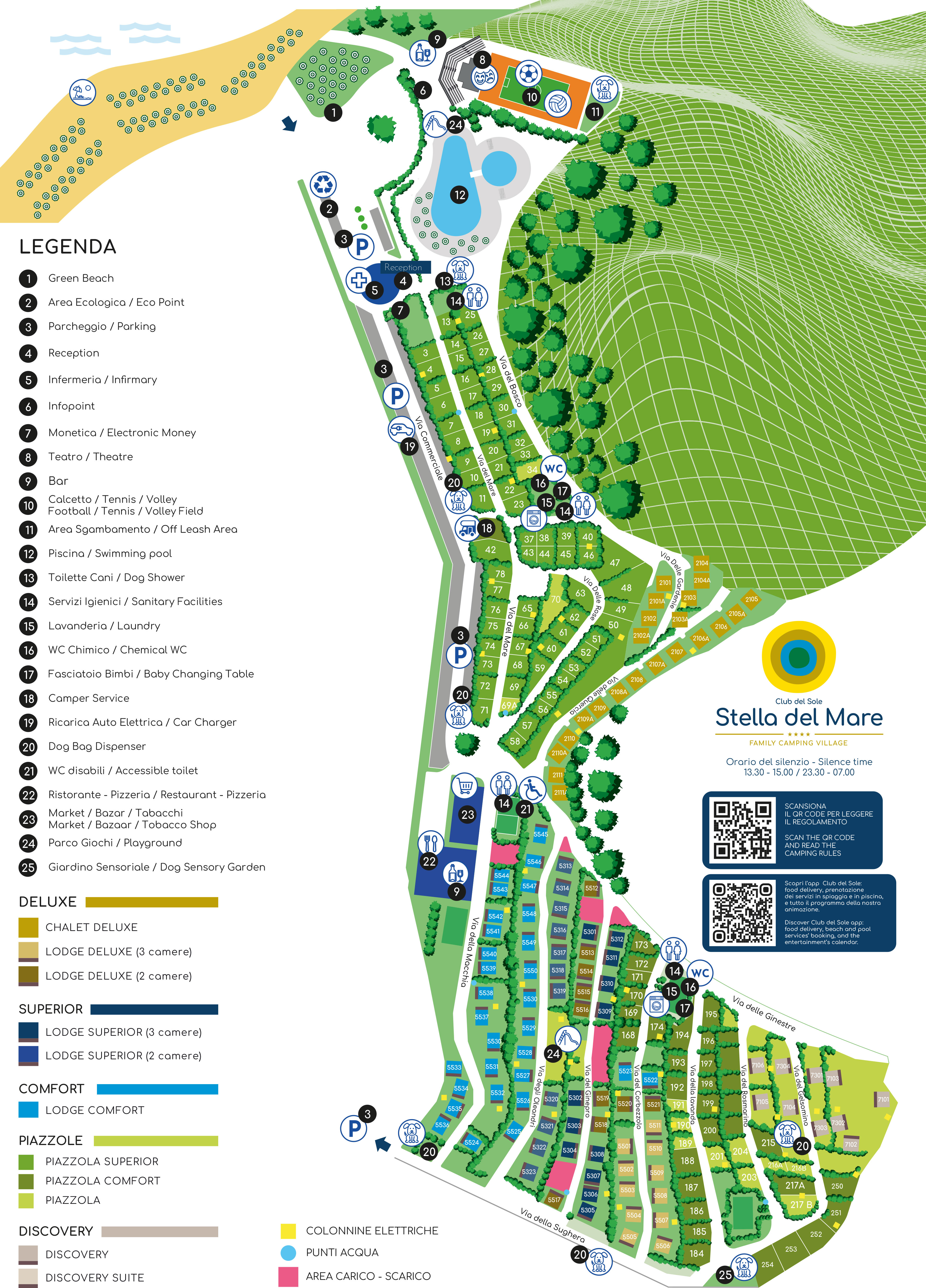 Plattegrond Stella del Mare Family Village