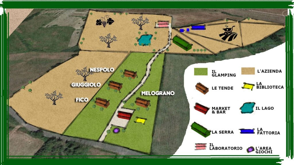 Plattegrond Tenuta San Pierino