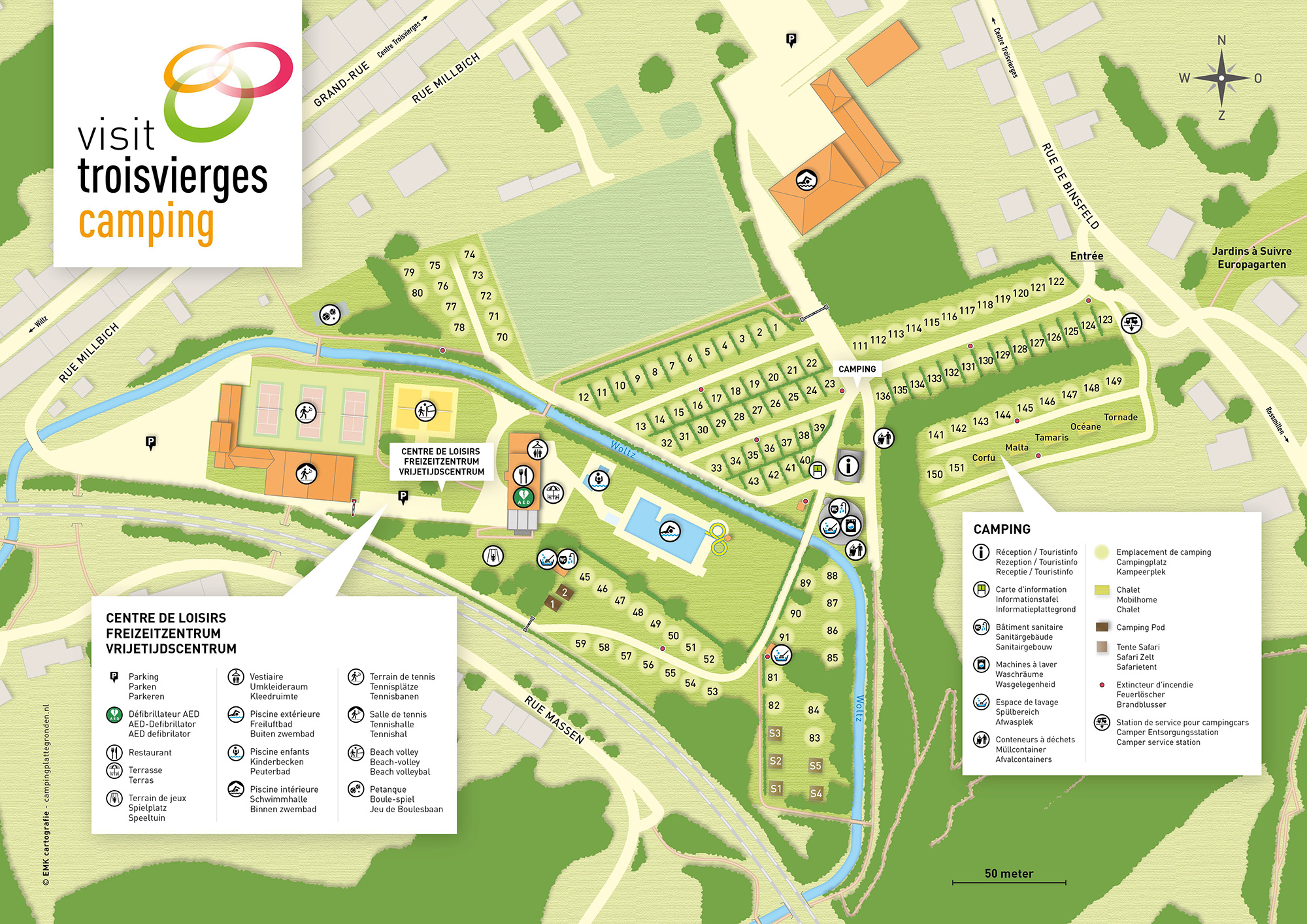 Plattegrond Troisvierges