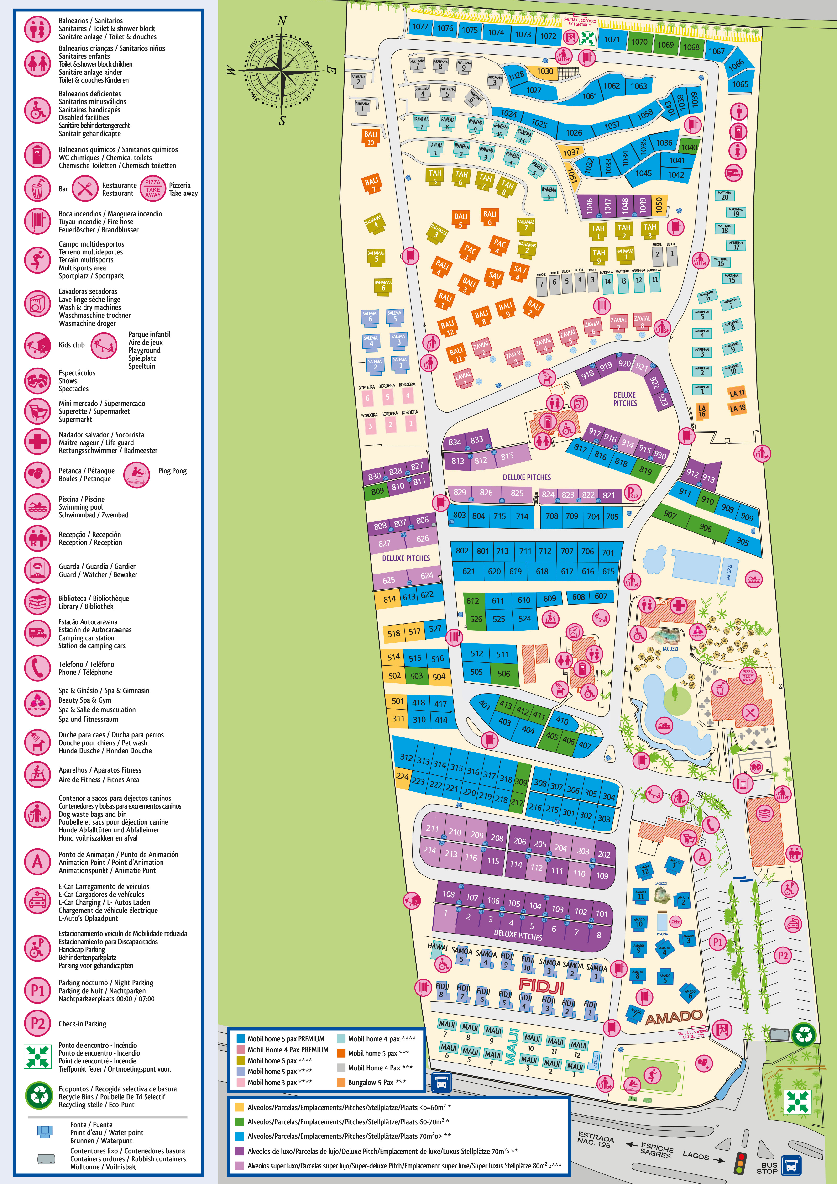 Plattegrond Turiscampo
