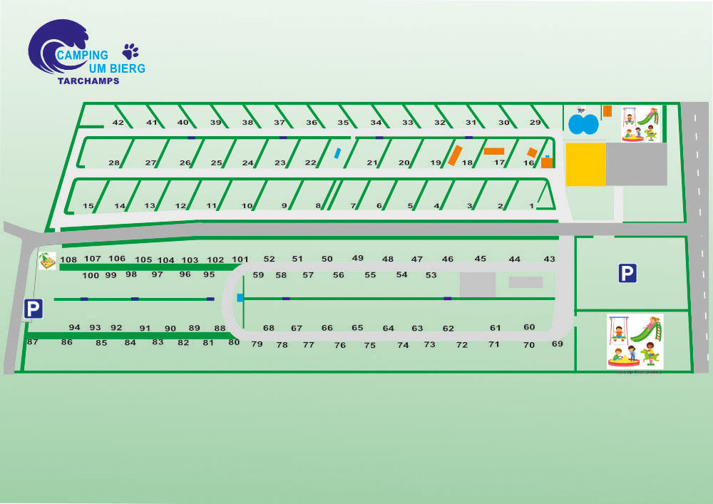 Plattegrond Um Bierg