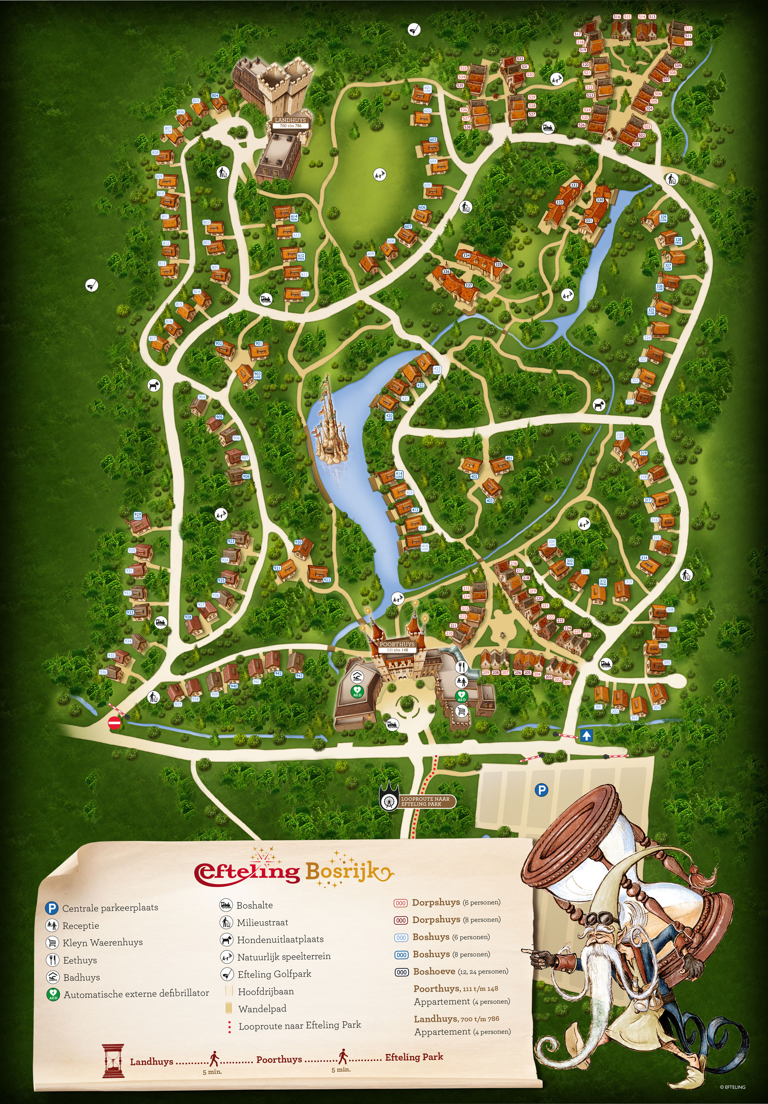 Plattegrond Vakantiepark Bosrijk