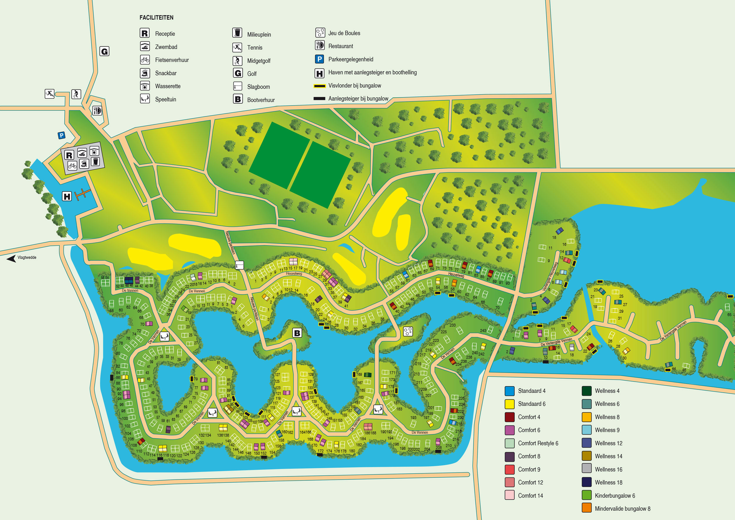 Plattegrond Vakantiepark Emslandermeer