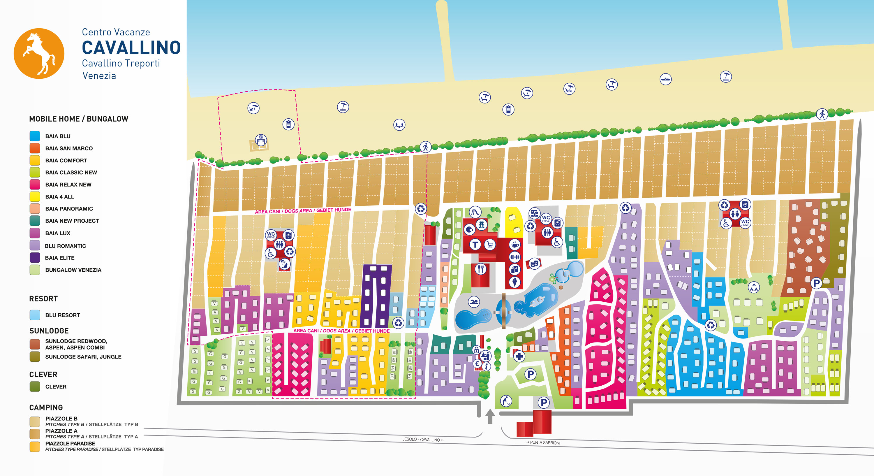 Plattegrond Village Cavallino