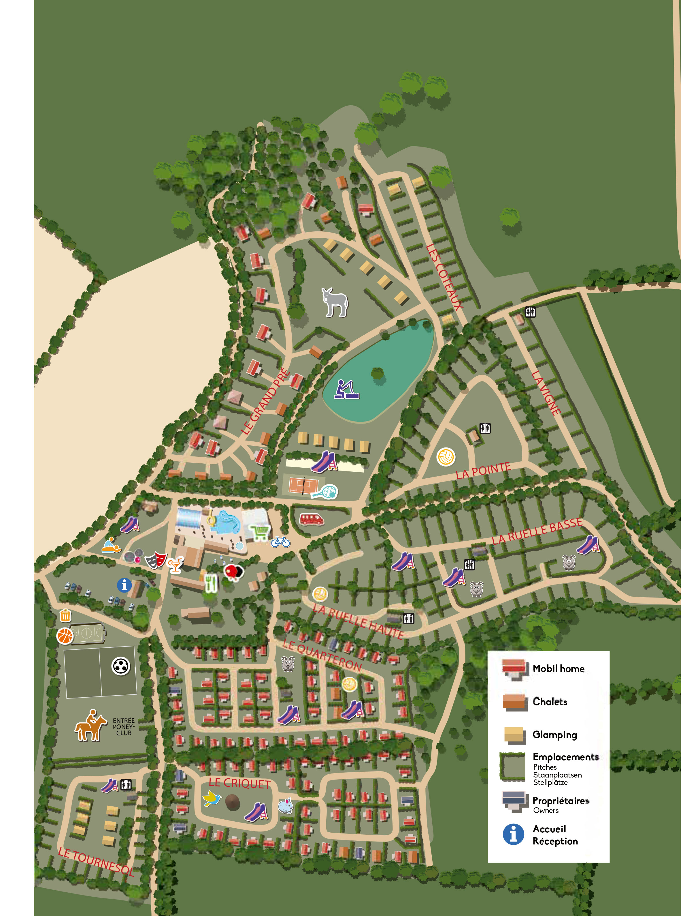 Plattegrond Village de la Guyonnière