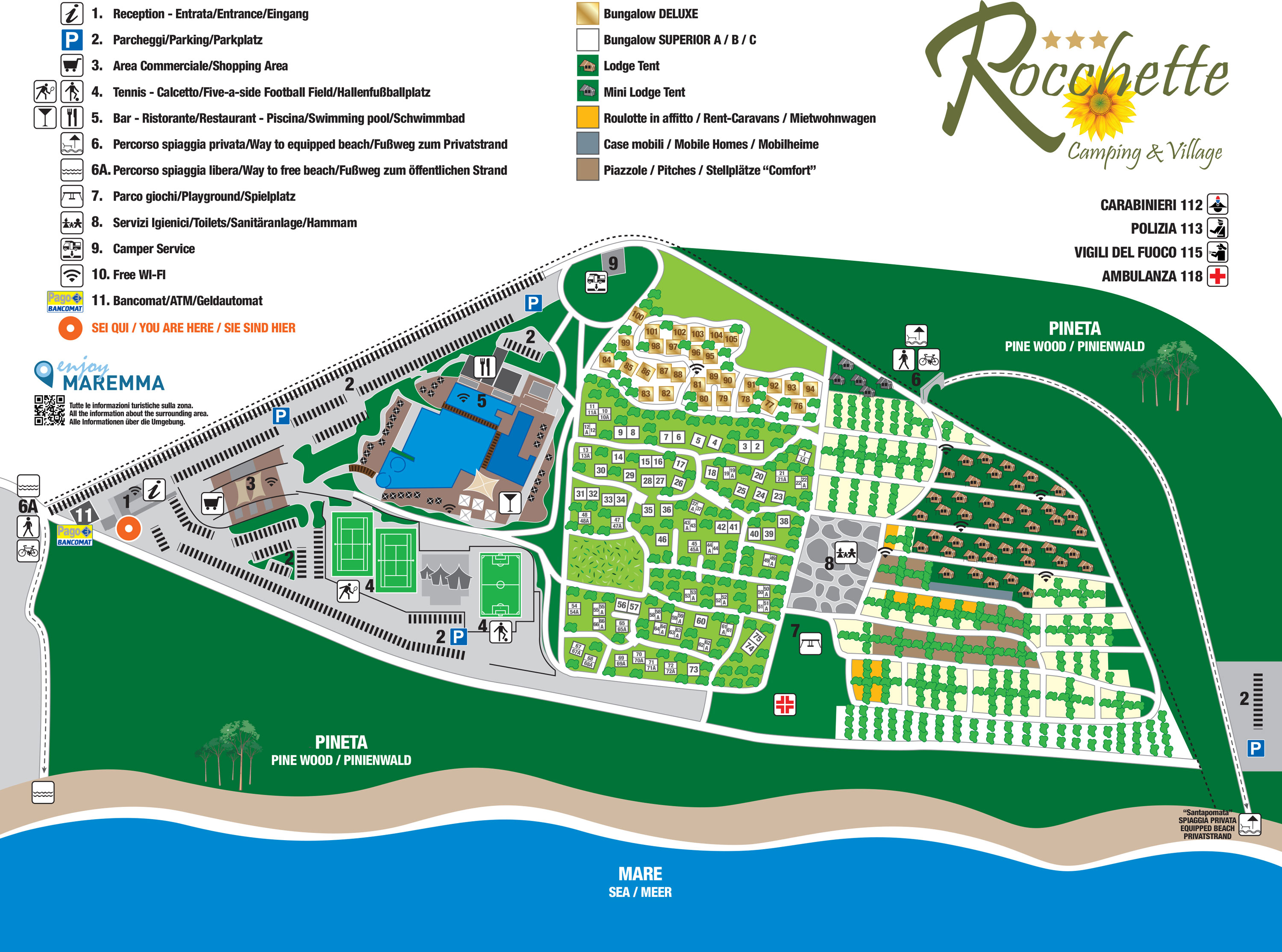 Plattegrond Village Rocchette