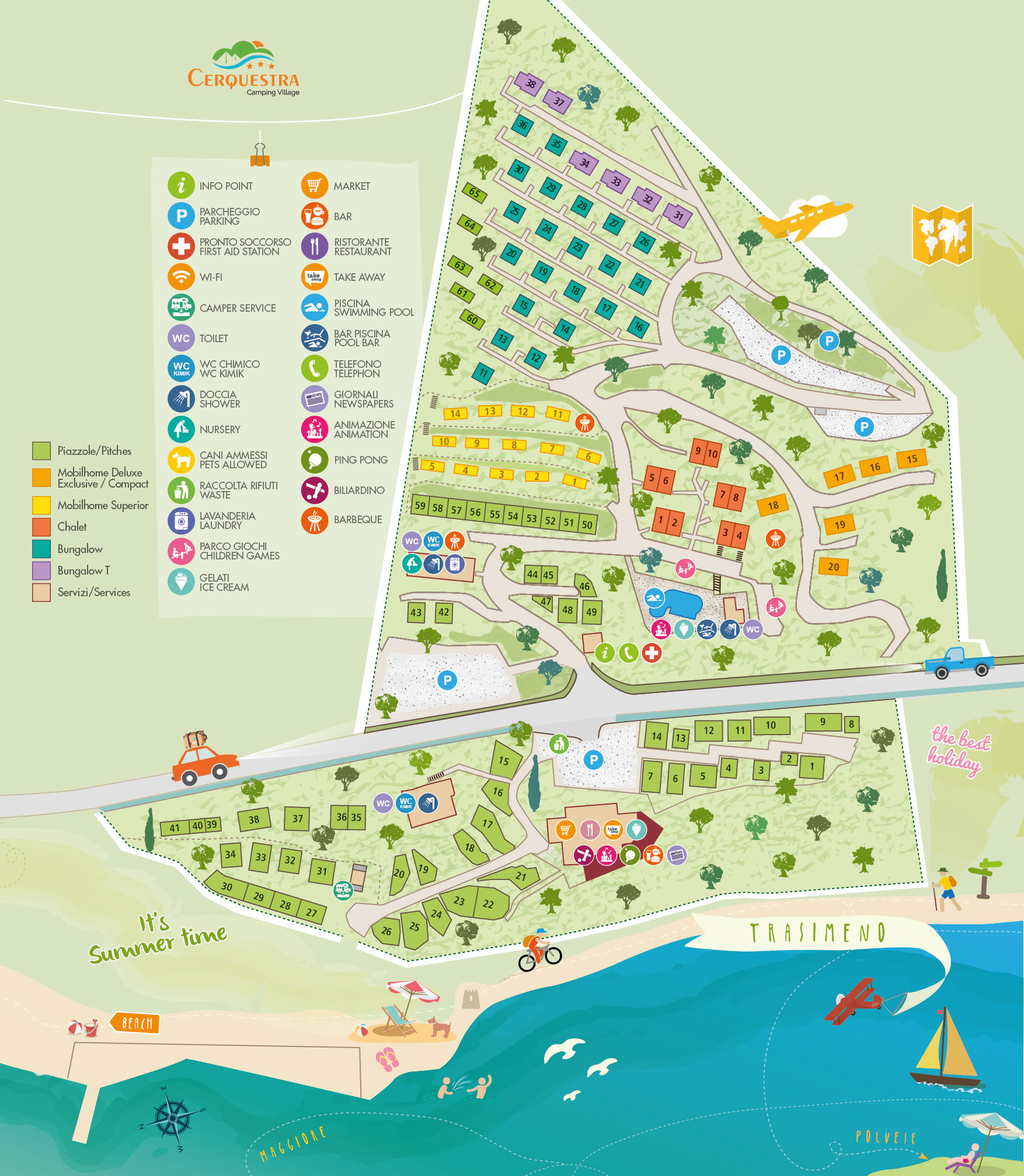 Plattegrond Villaggio Cerquestra