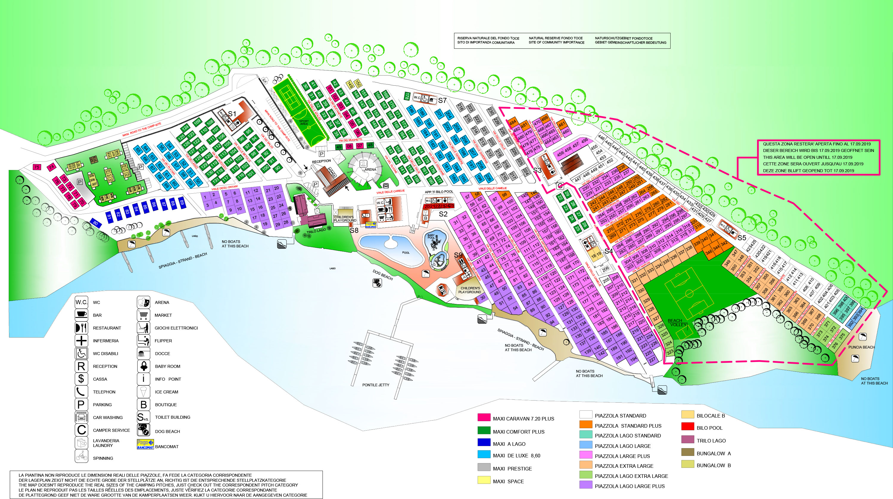 Plattegrond Villaggio Isolino (Lago Maggiore)