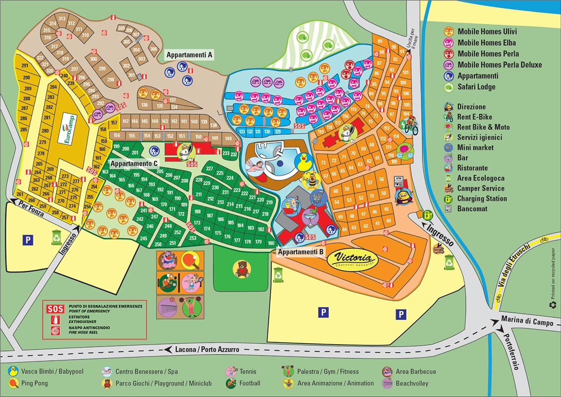 Plattegrond Ville degli Ulivi