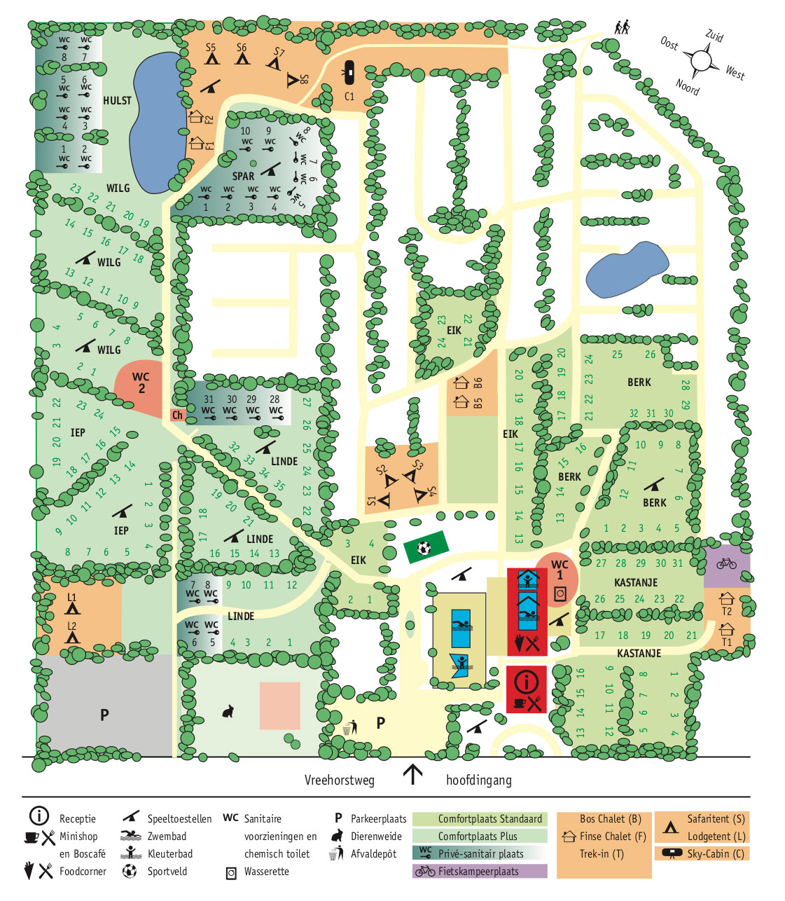 Plattegrond Vreehorst