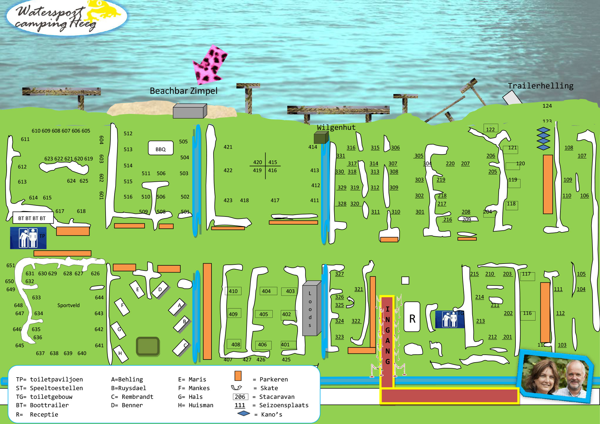 Plattegrond Vrijhaven Heeg