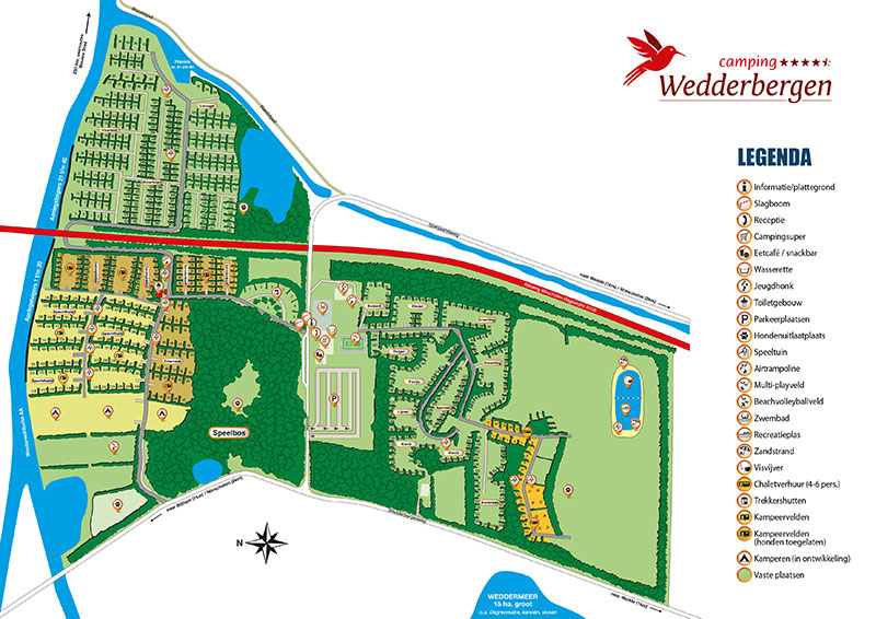 Plattegrond Wedderbergen