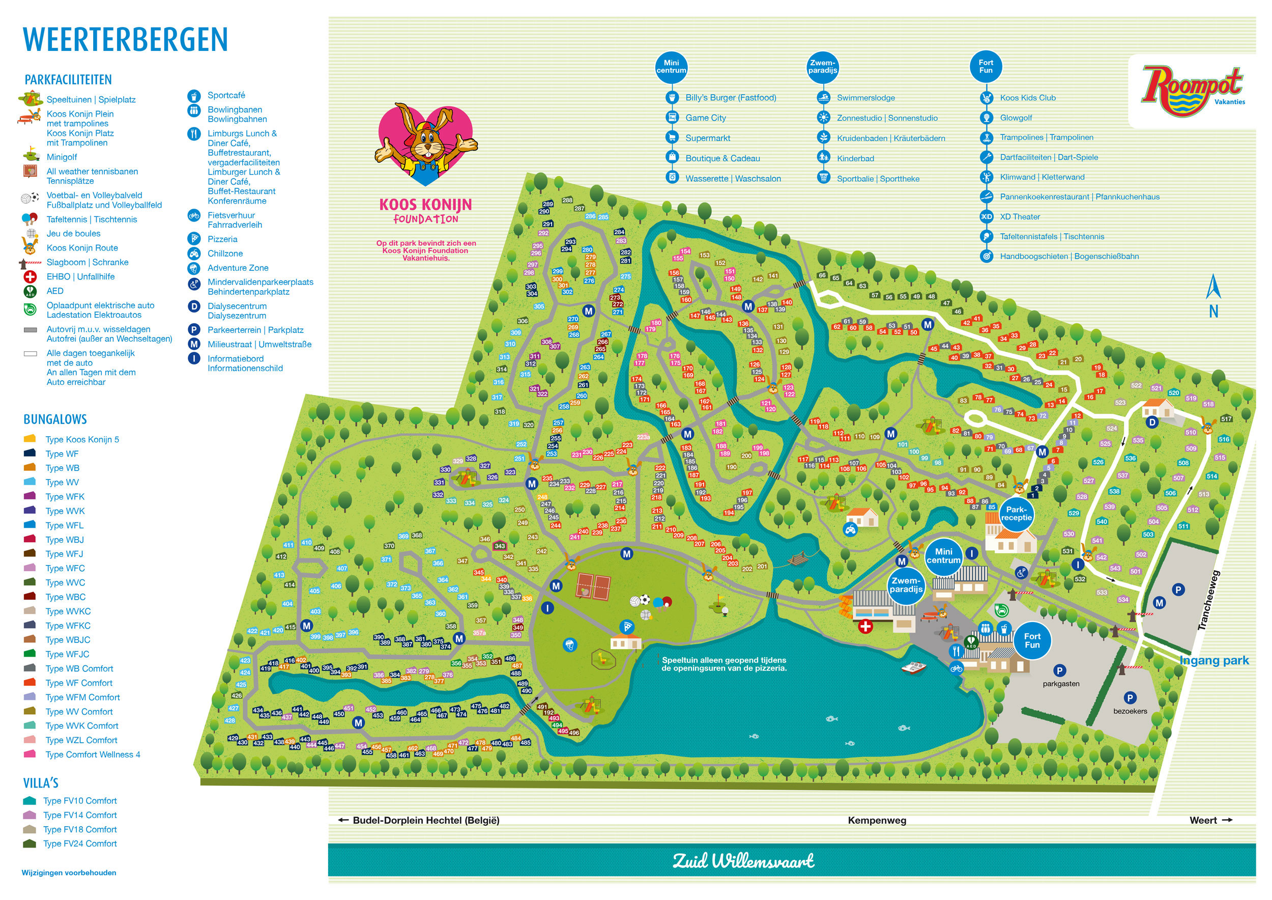 Plattegrond Weerterbergen