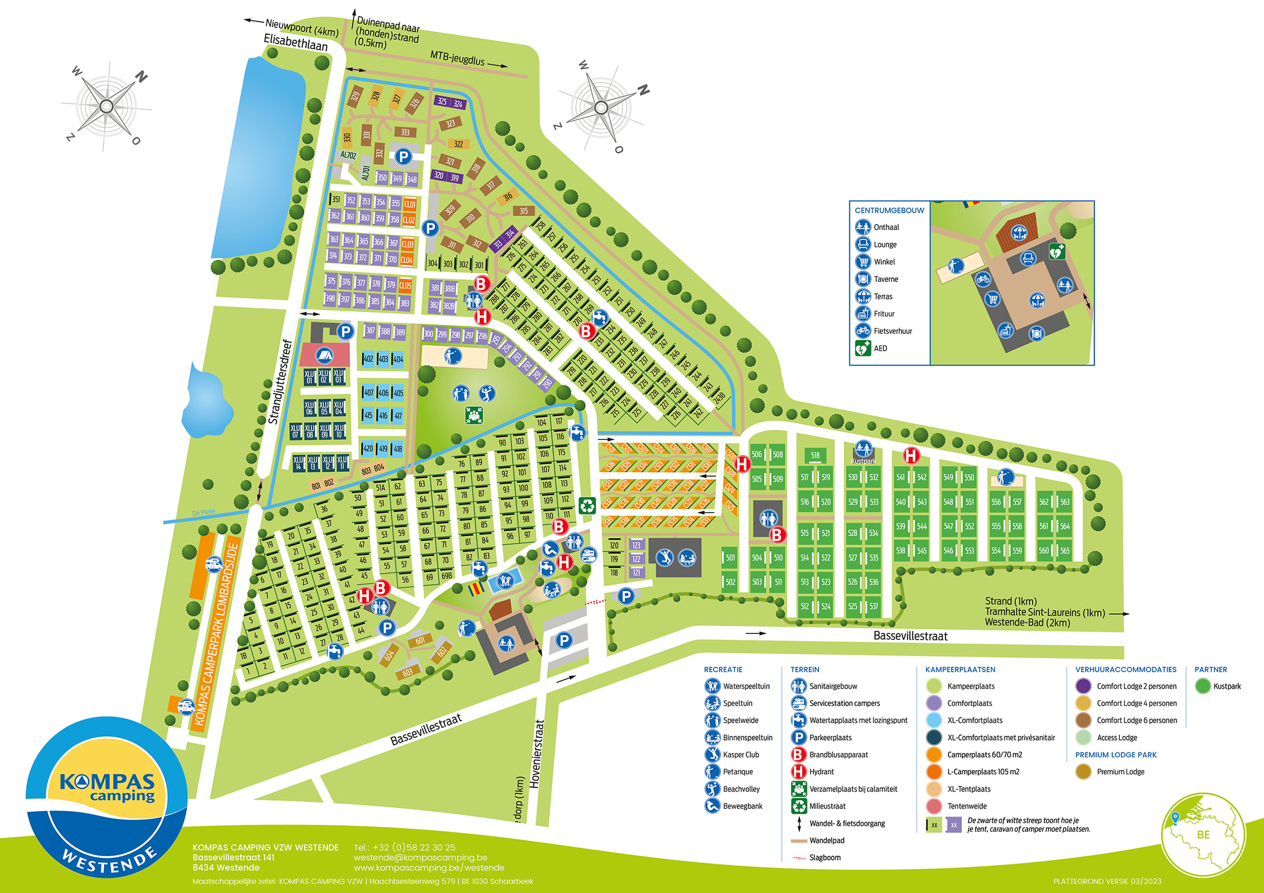 Plattegrond Westende