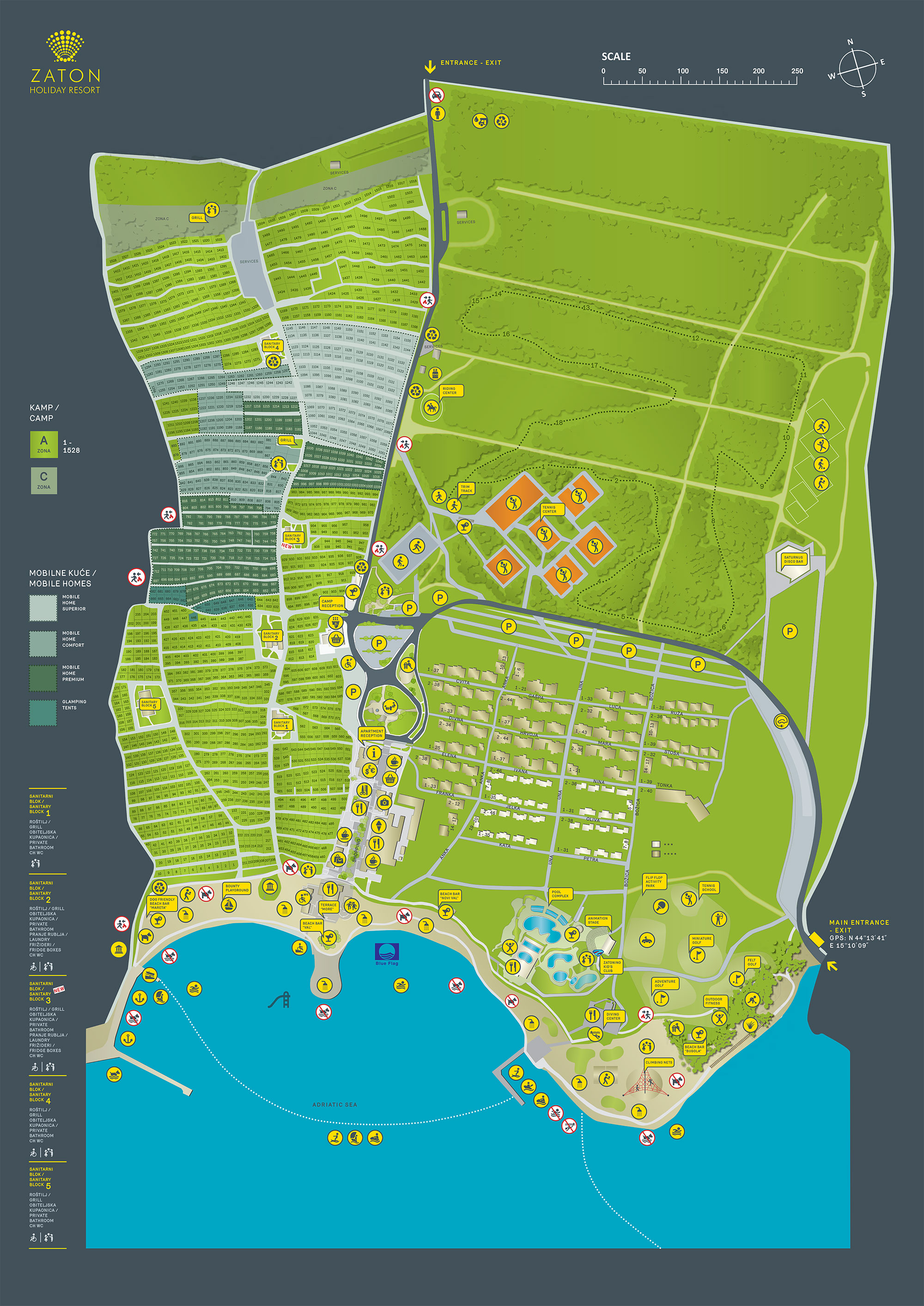 Plattegrond Zaton Holiday Village