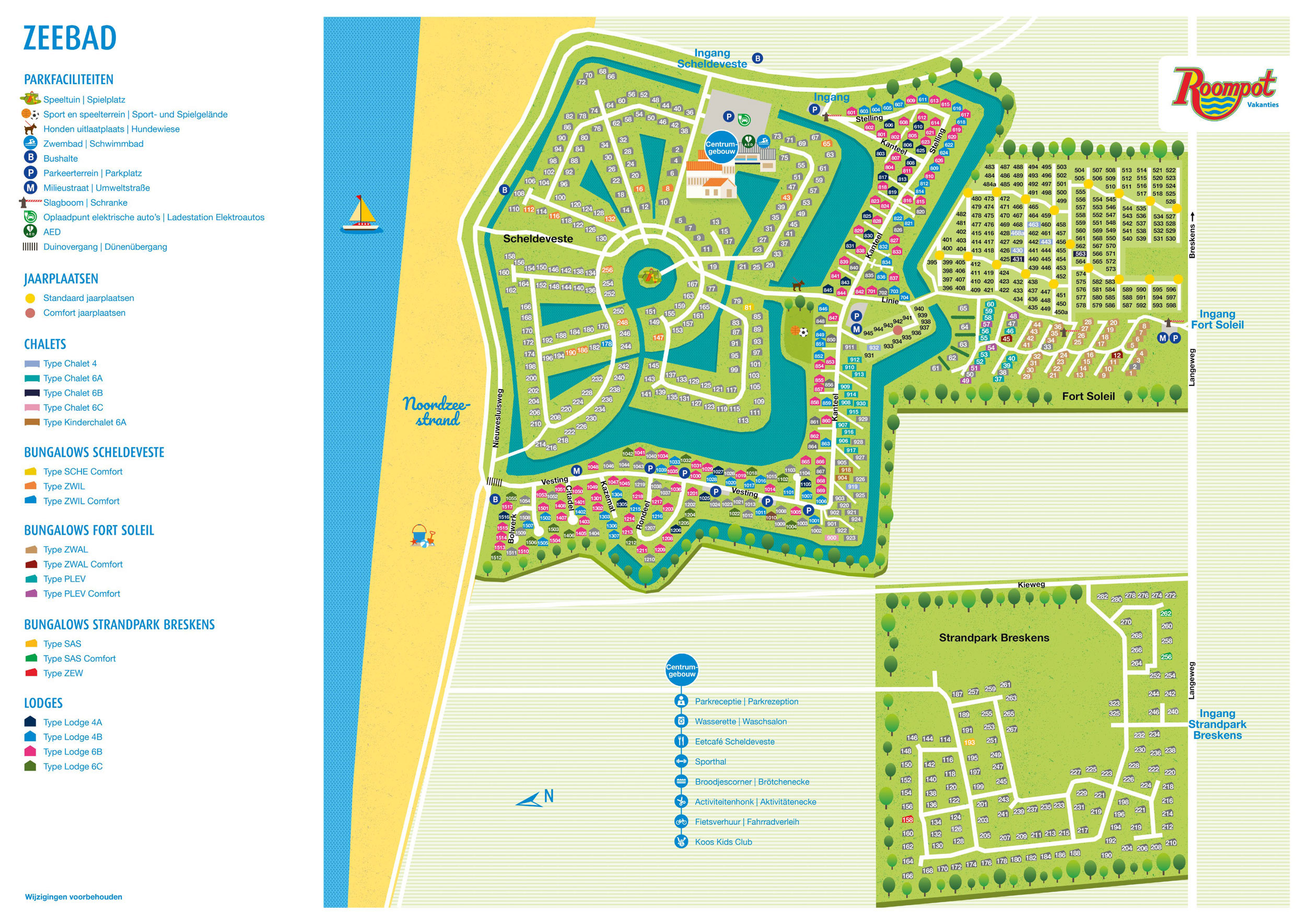 Plattegrond Zeebad